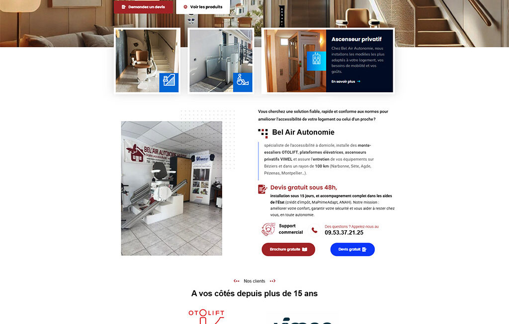 Bel Air Autonomie projet réalisé par l'agence Panda Marketing Digital