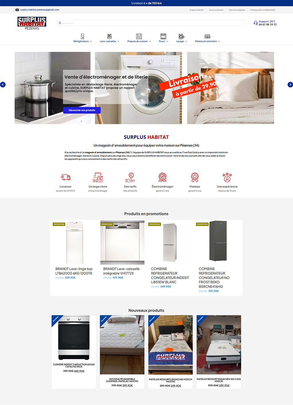 Surplus Habitat projet réalisé par l'agence Panda Marketing Digital